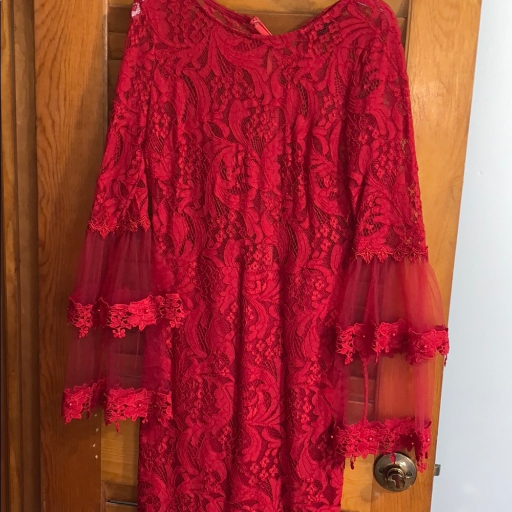 Red Lace Dress
